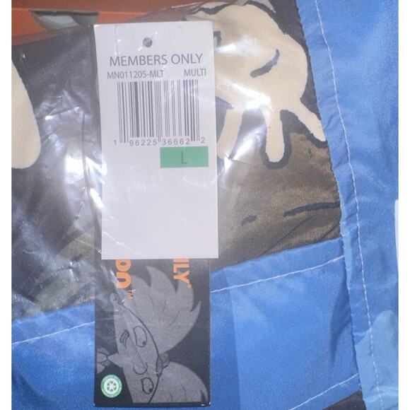 Members Only Nickelodeon Rugrats 1/2 Zip Pullover Windbreaker Mens Sz Large Y2K - Picture 14 of 14